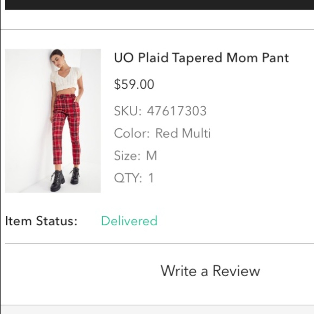 Urban Outfitters Mom Pant